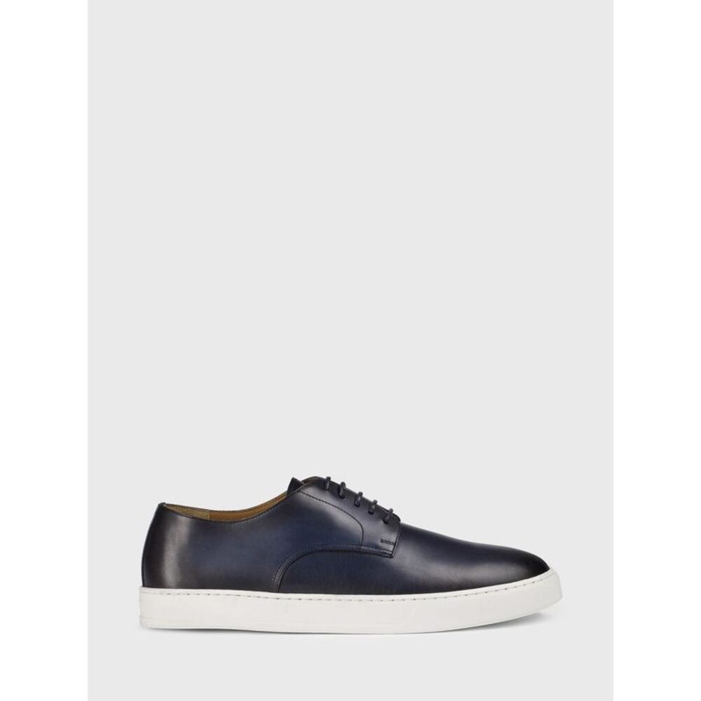 Doucal's Brogue Shoes Men Indigo